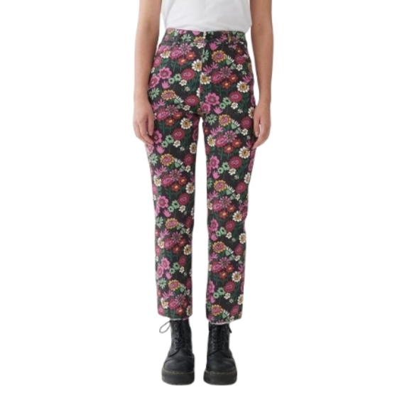 Lazy Oaf Denim - Lazy Oaf Mixed Bunch Denim Floral Print Jeans 24 Waist